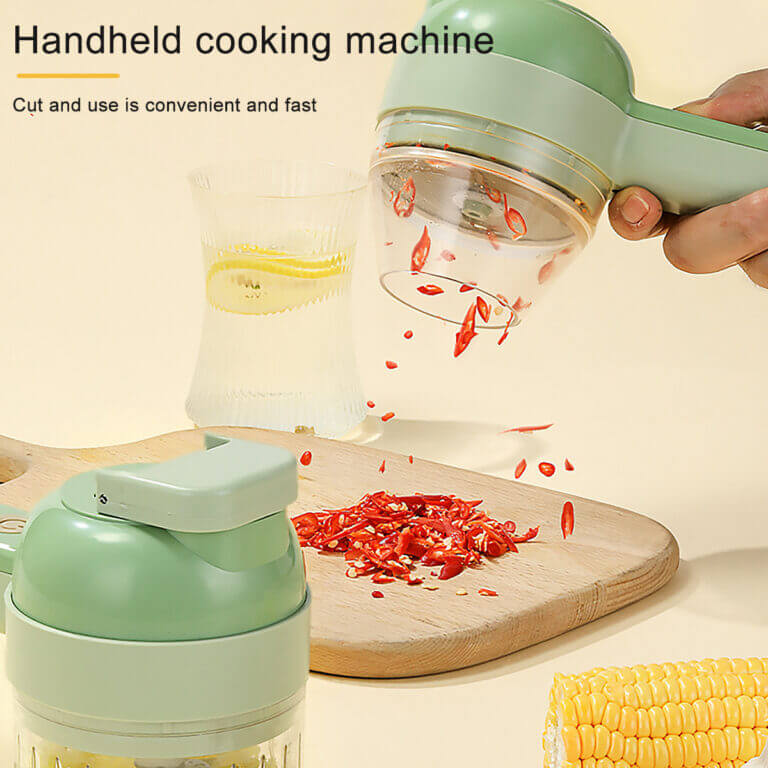 4 In 1 Electric Handheld Wireless Chopper