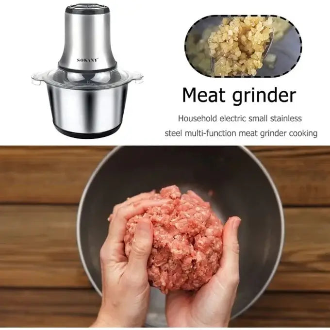 3L Electric Stainless Steel Meat Chopper