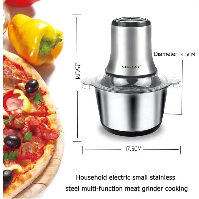 3L Electric Stainless Steel Meat Chopper