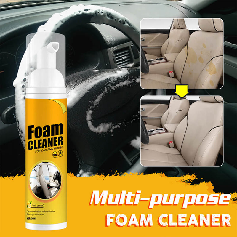 Multi-Purpose Foam Cleaner for Fabric, Carpet, Leather - Free