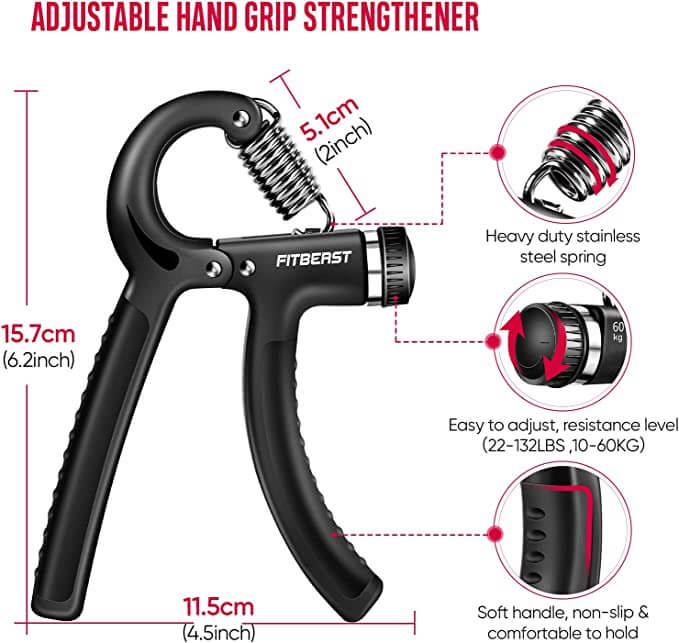 Adjustable Hand Grip Power Exerciser