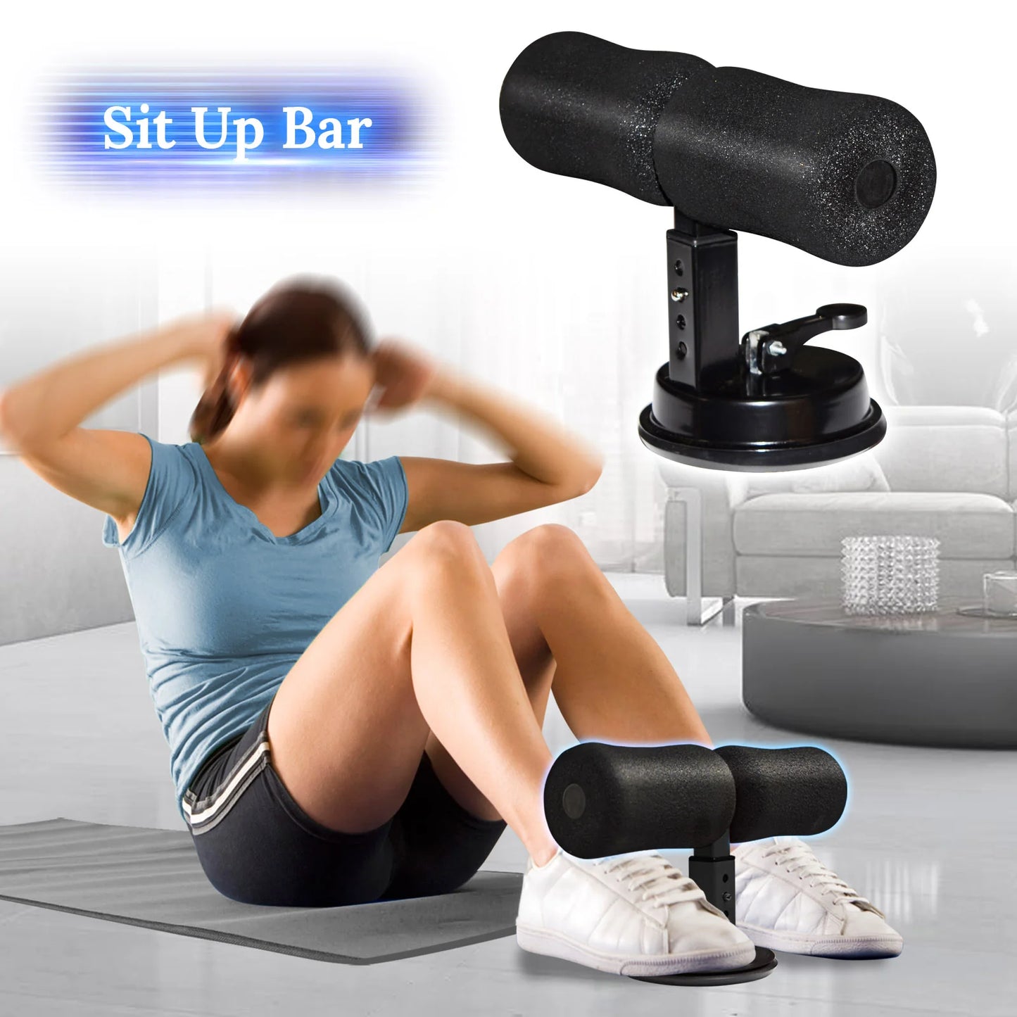 Adjustable Suction Sit Up Bar